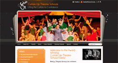 Desktop Screenshot of curtainup.org.uk