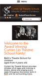 Mobile Screenshot of curtainup.org.uk